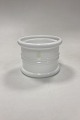Holmegaard Farmacy Flowerpot in white glass