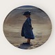 Bing & Grondahl, Skagensmalerne, 1986, Plate no. 2, # 496A, “Girl in Blue” P.S. Krøyer, 21cm in ...