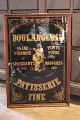 Advertising sign from an old French pastry shop / baker, ...
