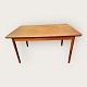 Dining table in teak veneer with solid teak legs, Danish modern from the 1960s, marked with ...