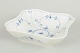 Royal Copenhagen, Blue Fluted Plain square dish.Square porcelain dish decorated in underglaze ...