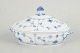 Royal Copenhagen, Blue Fluted Plain oval lidded tureen.