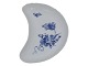 Blue Flower CurvedMoon shaped dish