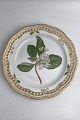 Royal Copenhagen Flora Danica Plate with pierced border ...