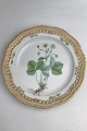 Royal Copenhagen Flora Danica Plate with pierced border ...