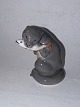 Porcelain figurine of an otter with a fish in its mouth from Royal Copenhagen. Factory “second” ...