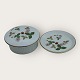 Wedgwood, Wild strawberry, Small bowl with lid and a saucer, diameter bowl 9cm *Perfect condition*