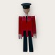 Kay Bojesen, Older Wooden Figure, Postman, 19.5cm tall, stamped: Kay Bojesen, Copyright, Denmark ...