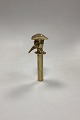 Brass Cane Head? shaped like a Venetian Mask (Plague Doctor) Measures 16.5 cm / 6.49 in. ...