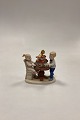Royal Copenhagen Christmas Figurine - Boy and Girl with Nativity Scene No. 294. Designed by Sven ...