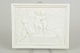 Bing & Grøndahl biscuit relief after Thorvaldsen, wall relief.Rectangular wall relief in white ...