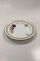 Bing and Grondahl Art Nouveau Plate with Pierced burder and Hoveddepot MarkMeasures 21,5 cm ...