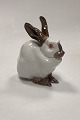 Royal Copenhagen Figurine No. 4676 of Rabbit1st Quality, designed by Jeanne GrutHeight: 16 ...
