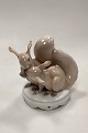 Royal Copenhagen Figurine Squirrels on Base No. 4161st Quality, designed by Christian ...