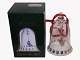 Royal Copenhagen Annual Crystal Bell from 1996.Height 10.0 cm.Perfect condition.