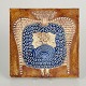 Lisa Larsson for Gustavsberg, wall relief.Decorative stoneware wall relief featuring a ...