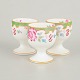 Royal Doulton Temple series set of three egg cups.Decorative porcelain egg cups with colourful ...