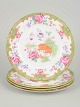 Royal Doulton Temple series set of four salad plates.Decorative porcelain salad plates with ...