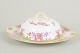 Royal Doulton "Temple" cheese dome.Decorative porcelain cheese dome with colourful floral ...
