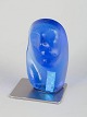 Georgianna Kralli, unique studio glass sculpture "Ung II".Organically shaped sculpture in ...
