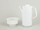 Tapio Wirkkala for Rosenthal, coffee pot and creamer.Elegant set consisting of a coffee pot ...