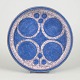 Marianne Starck for Michael Andersen, Bornholm, dish.Decorative stoneware dish with circular ...