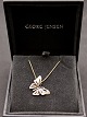 Butterfly pendant 563 2.2 x 1.5 cm designed by Regitze Overgaard for Georg Jensen stamped GJ ...