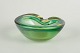 Murano bowl.Organically shaped bowl in mouth-blown glass with soft, rounded lines and ...