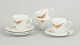 Bjørn Wiinblad for Rosenthal, set of four coffee cups with matching saucers.Set consisting of ...