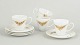 Bjørn Wiinblad for Rosenthal, set of four coffee cups with matching saucers.Set consisting of ...