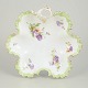 Rosenthal, gold decorated floral bowl.Decorative porcelain bowl with a scalloped edge and ...
