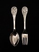 830 silver child. cutlery 14.5 cm. no engravings nice as new item no. 635460
