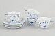 Royal Copenhagen Blue Fluted Plain, set of four coffee cups with saucers.Four coffee cups with ...