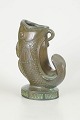 Just Andersen, fish figure in disko metal.Sculptural fish figure in disko metal, executed in a ...