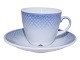 Bing & Grondahl Blue Tone thick porcelain, coffee up with matching saucer.Decoration number ...