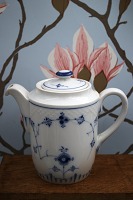 item no: B&G Blåmalet kaffekande H:19cm