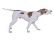 Large Bing & Grøndahl dog figurine, pointer with long tail.The factory mark shows, that this ...