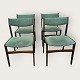 4 dining chairsdark stained wood600 DKK total
