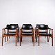 Set of 6 GM11 dining chairs designed by Svend Aage Eriksen for Glostrup Møbelfabrik in the ...