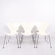 Set of 6 Series 7 chairs model 3107 designed by Arne Jacobsen for Fritz Hansen. The model was ...