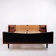 Model GE 701 double bed designed by Hans J. Wegner and manufactured by Getama in the 1950s. ...