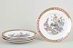 Rörstrand Japan series, set of five dinner plates.Dinner plates in faience with ...