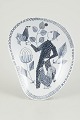 Sylvia Leuchovius for Rörstrand, dish.Decorative ceramic dish featuring a stylised figurative ...