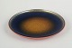 David Andersen, enamel dish.Handmade dish in enamel on copper with a deep blue glaze and ...