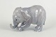 Bing & Grondahl, baby elephant figurine.Naturalistically modelled elephant in porcelain model ...