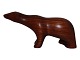 Arne Tjomsland from Norway, polar bear made in teak wood.Length 21.8 cm.Excellent and ...
