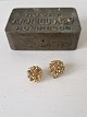 Flora Danica ear clip in gold-plated sterling silver