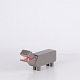 Lilliput Hippopotamus designed by Kay Bojesen in grey painted finish. Anniversary edition ...