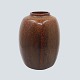 Arne Bang; Stoneware vase with red and brown glaze