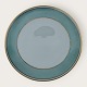 Bing & Grondahl, Form 643 with wide turquoise decoration and gold rim, Dinner plate, diameter ...